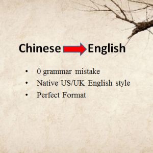 Chinese to English Translation
